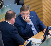 Saulius Skvernelis ir Ramūnas Karbauskis