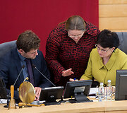 Remigijus Žemaitaitis ir Agnė &Scaron;irinskienė
