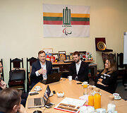 Lietuvos parolimpinio komiteto spaudos konferencija