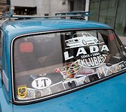 Iki Gibraltaro ir atgal į Vilnių keliavęs Lada automobilis