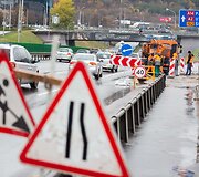 Geležinio vilko gatvėje platinama eismo juosta