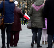 Luki&scaron;kių aik&scaron;tėje paminėtos Lenkijos nepriklausomybės atkūrimo 100-osios metinės