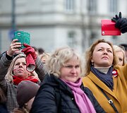 Luki&scaron;kių aik&scaron;tėje paminėtos Lenkijos nepriklausomybės atkūrimo 100-osios metinės