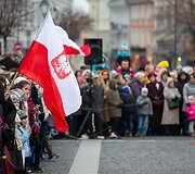 Lenkijos valstybės atkūrimo 100-mečio proga 100 porų &scaron;okis