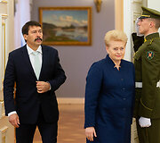 Jano&scaron;as Aderis ir Dalia Grybauskaitė