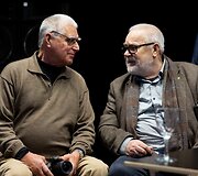 A.Sutkaus ir J.Dovidėno fotografijų parodų pristatymo spaudos konferencija