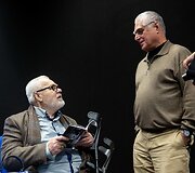 A.Sutkaus ir J.Dovidėno fotografijų parodų pristatymo spaudos konferencija