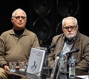 A.Sutkaus ir J.Dovidėno fotografijų parodų pristatymo spaudos konferencija