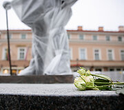 Atidengimo laukiantis paminklas Jonui Basanavičiui 