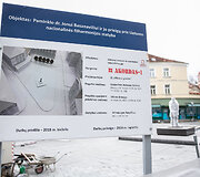 Atidengimo laukiantis paminklas Jonui Basanavičiui 