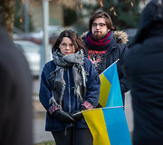 Jaunųjų konservatorių susirinkimas prie Rusijos ambasados Vilniuje
