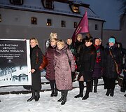 Vilniaus Vytauto Didžiojo gimnazijos mokytojai aplankė &Scaron;vietimo ministerijoje streikuojančius mokytojus