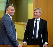 Valius Ąžuolas ir Viktoras Pranckietis