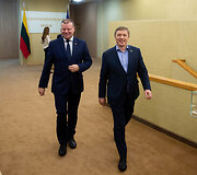 Saulius Skvernelis ir Ramūnas Karbauskis