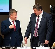 Konferencijos &bdquo;Lietuva ir Vokietija: kuriame Europos ateitį kartu&ldquo; akimirka
