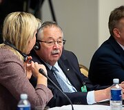 Konferencijos &bdquo;Lietuva ir Vokietija: kuriame Europos ateitį kartu&ldquo; akimirka