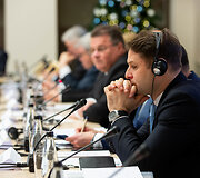 Konferencijos &bdquo;Lietuva ir Vokietija: kuriame Europos ateitį kartu&ldquo; akimirka