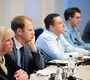 Konferencijos &bdquo;Lietuva ir Vokietija: kuriame Europos ateitį kartu&ldquo; akimirka