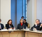Konferencijos &bdquo;Lietuva ir Vokietija: kuriame Europos ateitį kartu&ldquo; akimirka