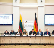 Konferencijos &bdquo;Lietuva ir Vokietija: kuriame Europos ateitį kartu&ldquo; akimirka