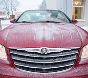 Kalėdinis pasivažinėjimas Alytuje su kabrioletu Chrysler Sebring