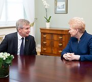 Viktoras Pranckietis ir Dalia Grybauskaitė