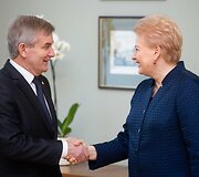 Viktoras Pranckietis ir Dalia Grybauskaitė