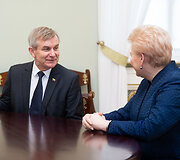 Viktoras Pranckietis ir Dalia Grybauskaitė