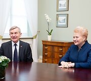 Viktoras Pranckietis ir Dalia Grybauskaitė