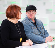Gabrielė Napru&scaron;ienė ir Algimantas Aleksandravičius