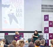 Vaivos Ryk&scaron;taitės knygos &bdquo;Pirmąkart mama&ldquo; pristatymas