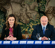 Viktorija Čmilytė-Nielsen ir Eugenijus Gentvilas