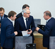 Vilius &Scaron;apoka, Algirdas Monkevičius, Saulius Skvernelis
