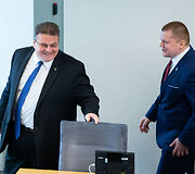 Linas Linkevičius ir Dainius Gaižauskas