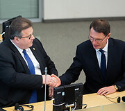 Linas Linkevičius ir Elvinas Jankevičius