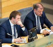 Vilius &Scaron;apoka ir Saulius Skvernelis