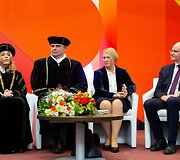 Mykolo Romerio universiteto rektorės prof. Ingos Žalėnienės inauguracijos ceremonija