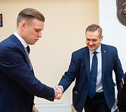 Gabrielius Landsbergis ir Eimutis Misiūnas