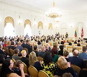 Daugiavaikių mamų apdovanojimo ceremonija Prezidentūroje
