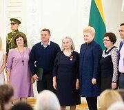 Daugiavaikių mamų apdovanojimo ceremonija Prezidentūroje
