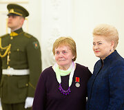Daugiavaikių mamų apdovanojimo ceremonija Prezidentūroje