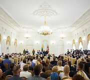 Daugiavaikių mamų apdovanojimo ceremonija Prezidentūroje