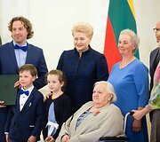 Daugiavaikių mamų apdovanojimo ceremonija Prezidentūroje