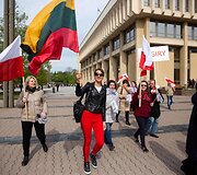 Lietuvos lenkų &scaron;ventinė eisena Vilniuje