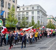 Lietuvos lenkų &scaron;ventinė eisena Vilniuje