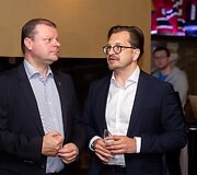Saulius Skvernelis ir Linas Kontrimas