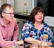 Lietuvos socialdemokratų partijos nariai laukia Europos parlamento rinkimų rezultatų