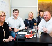 Lietuvos socialdemokratų partijos nariai laukia Europos parlamento rinkimų rezultatų