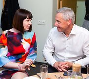 Lietuvos socialdemokratų partijos nariai laukia Europos parlamento rinkimų rezultatų