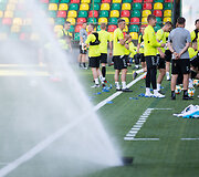 Lietuvos futbolo rinktinės treniruotė